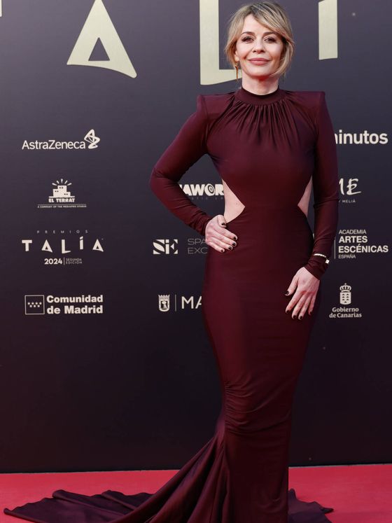 María Adánez, en la alfombra roja de la II edición de los Premios Talía. (Gtres)