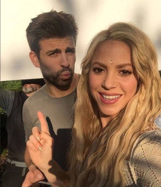 Foto: Shakira y Gerard Piqué. (Instagram)