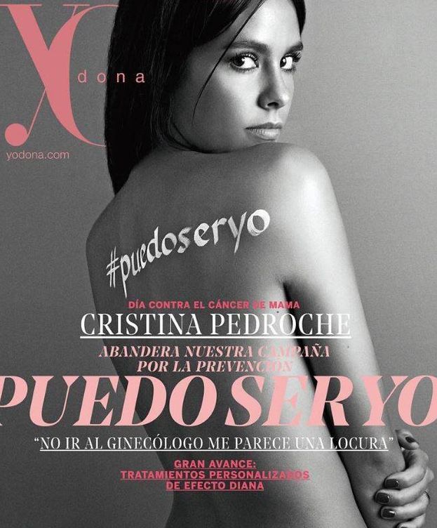 Foto: Cristina Pedroche en la portada de 'Yo Dona'.