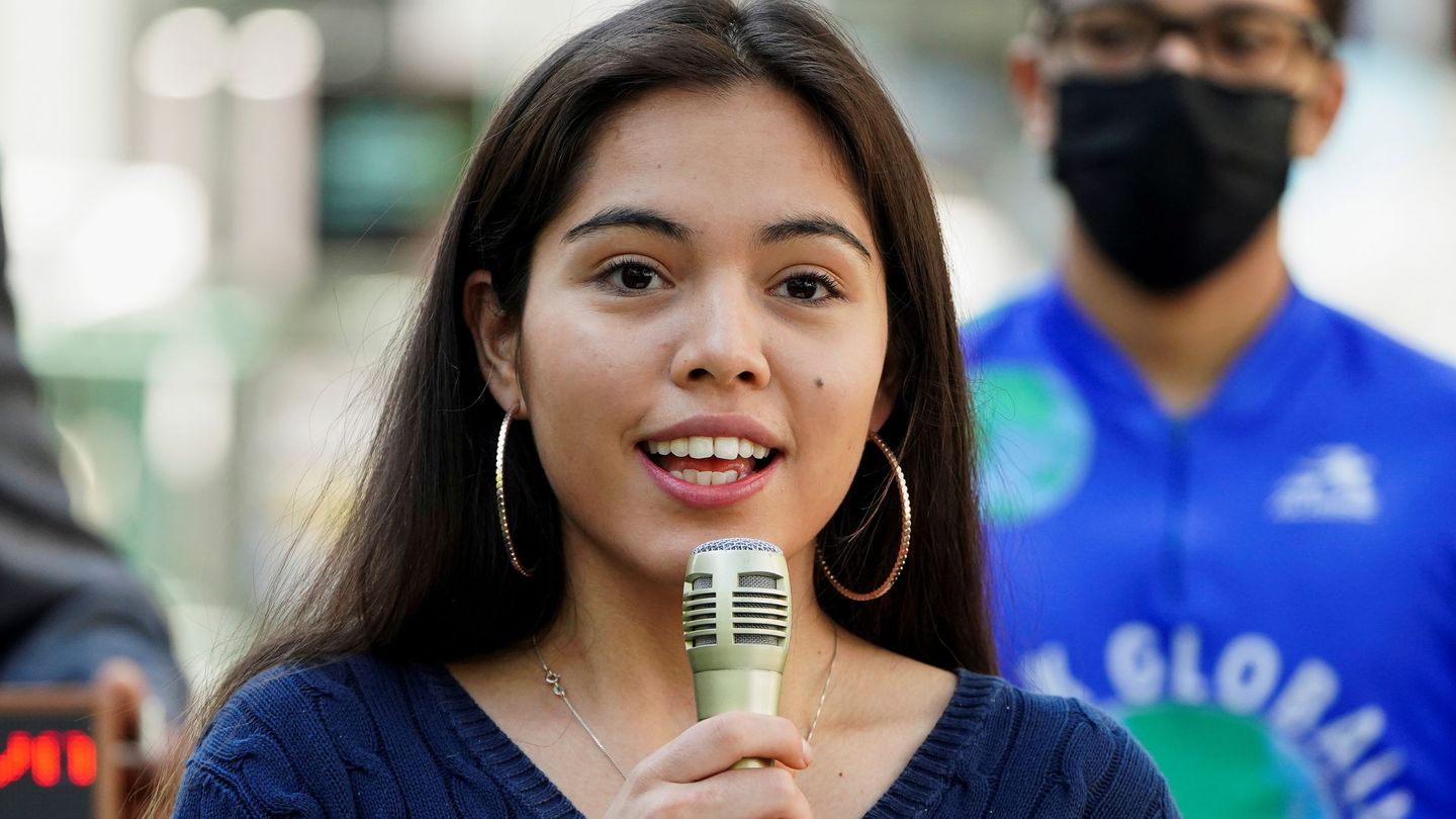 La jóven activista mexicana por el clima Xiye Bastida. (Reuters)