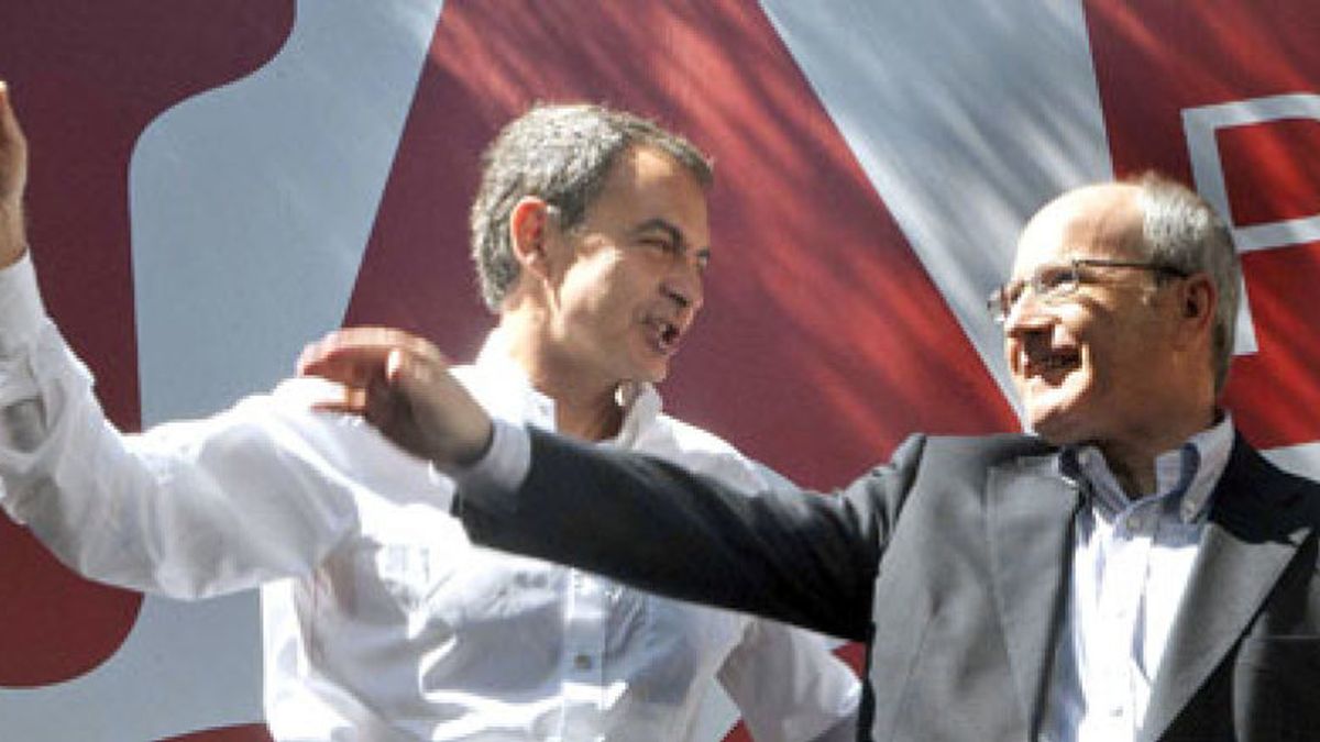 Zapatero olvida el 'problema catalán' y se lanza en brazos de su amigo 'Pepe' Montilla