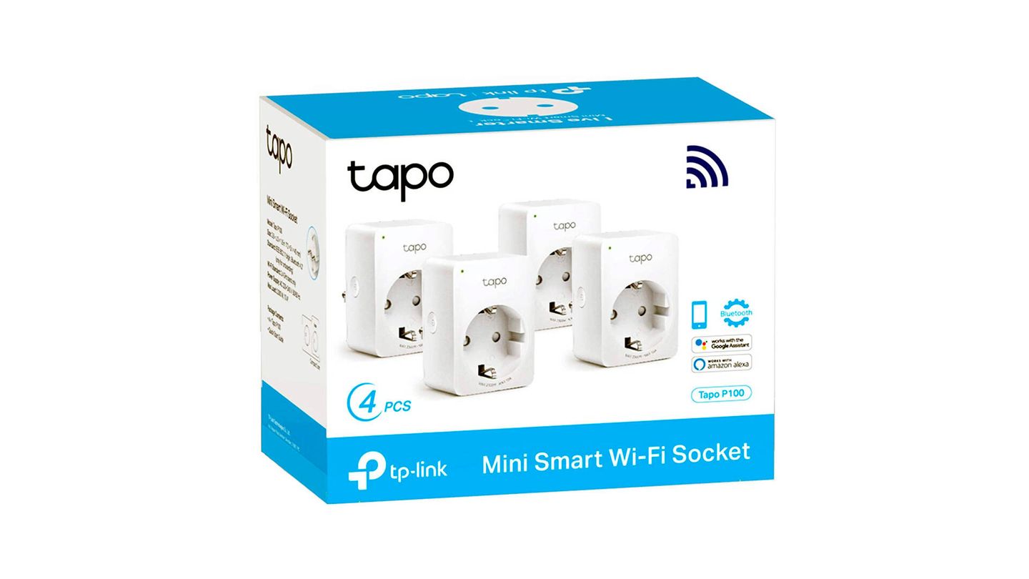 Enchufe inteligente Tp-Link Tapo P100 - Red