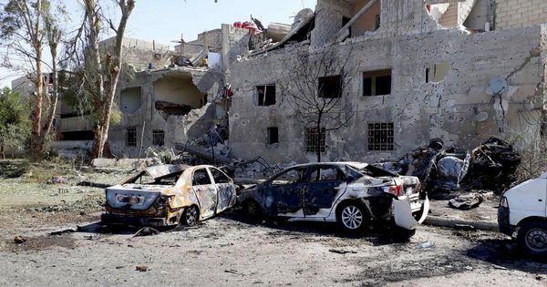 Foto: Atentado con coches bomba en Damasco, Siria. (EFE)