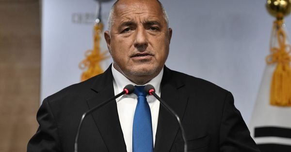 Foto: El primer ministro de Bulgaria, Boyko Borisov. 