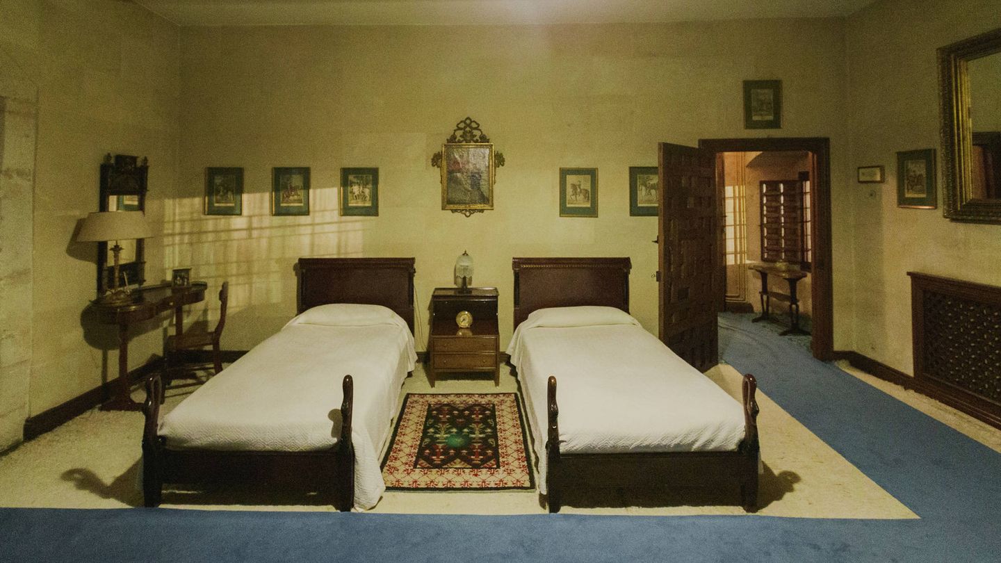 Dormitorio en el que se alojaron don Juan Carlos y Alfonso XII. (Cortesía)
