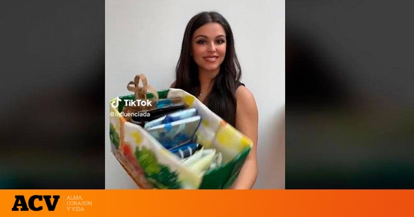 El truco viral de una 'tiktoker' para tener ordenadas las bolsas de la  compra en casa