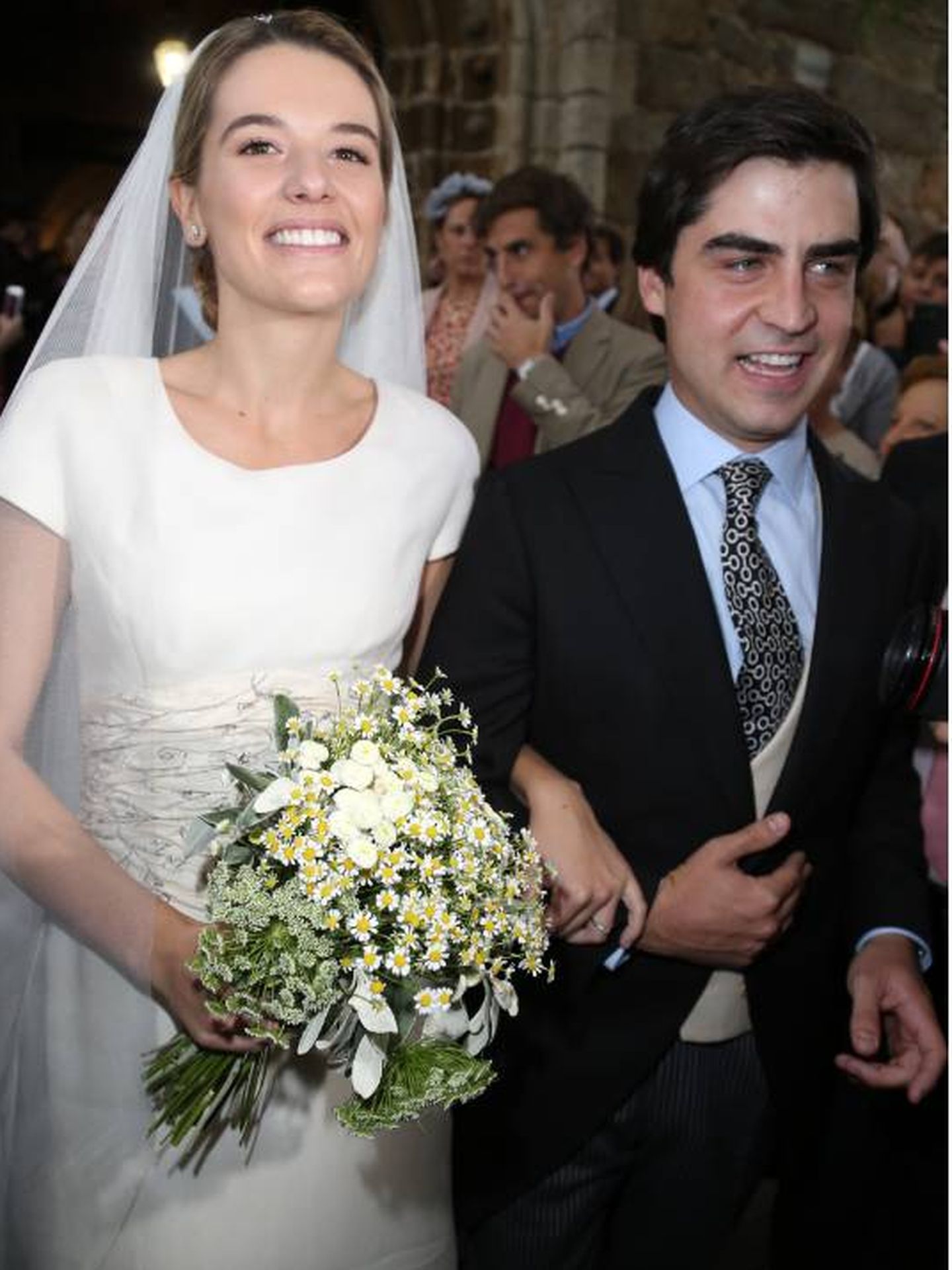  Irene durante su boda, celebrada hace cuatro años. (José Martín)