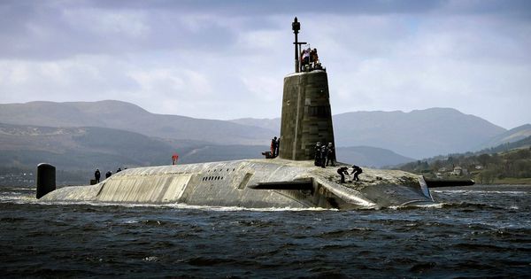 Foto:  El submarino nuclear británico HMS Vanguard 