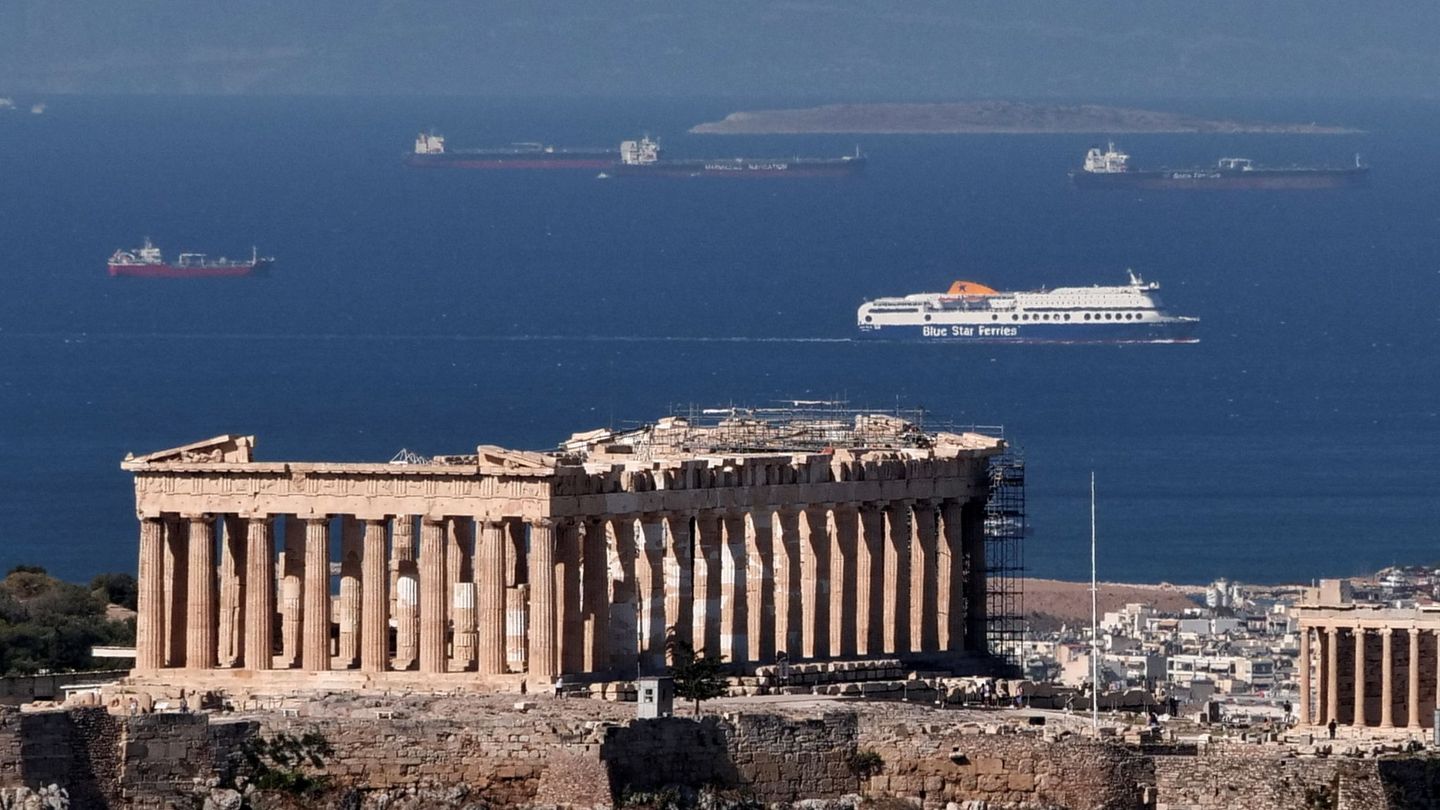 Vista de la Acrópolis en Atenas.(Reuters).