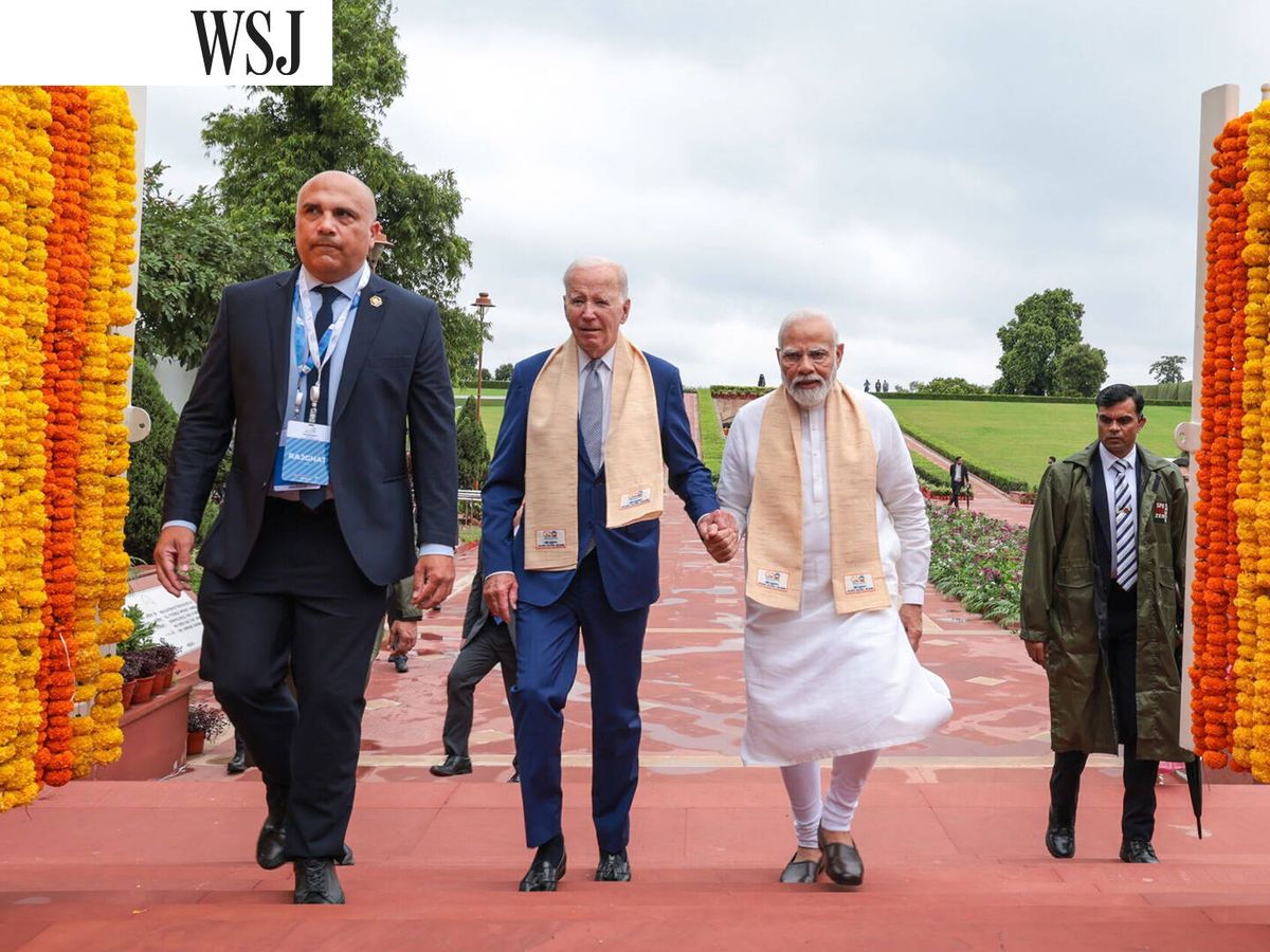 Foto: El presidente de Estados Unidos, Joe Biden, y el primer ministros indio, Narendra Modi, en la cumbre del G-20 en Nueva Delhi el pasado septiembre. (EFE)
