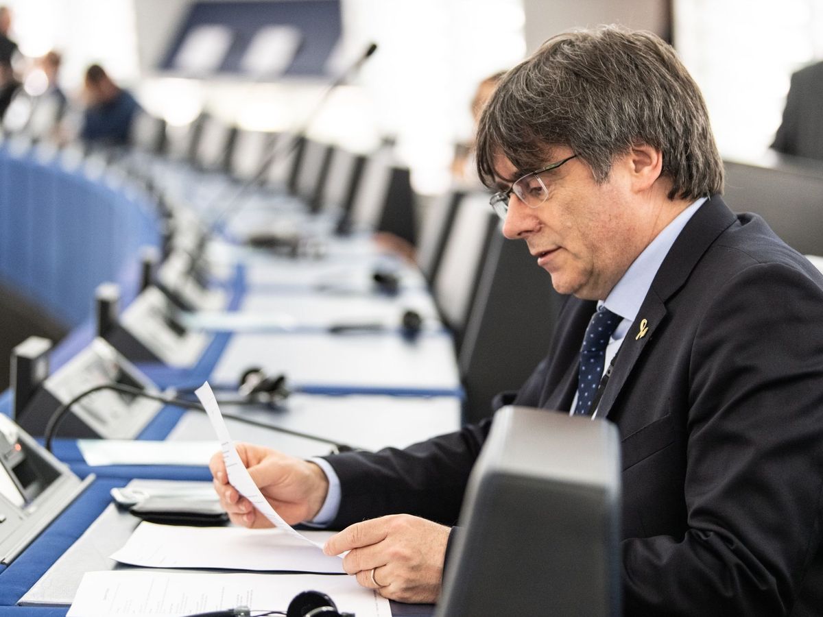 Foto: Puigdemont, en el Parlamento Europeo. (EFE)