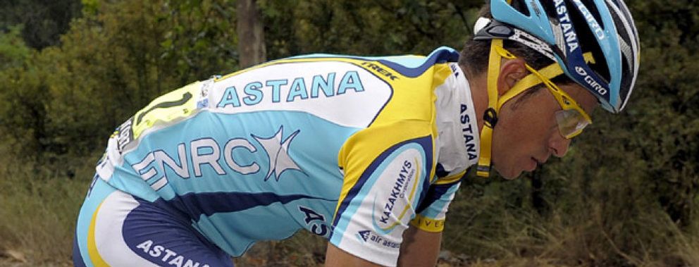 Foto: Nocentini, nuevo líder del Tour; Contador, segundo