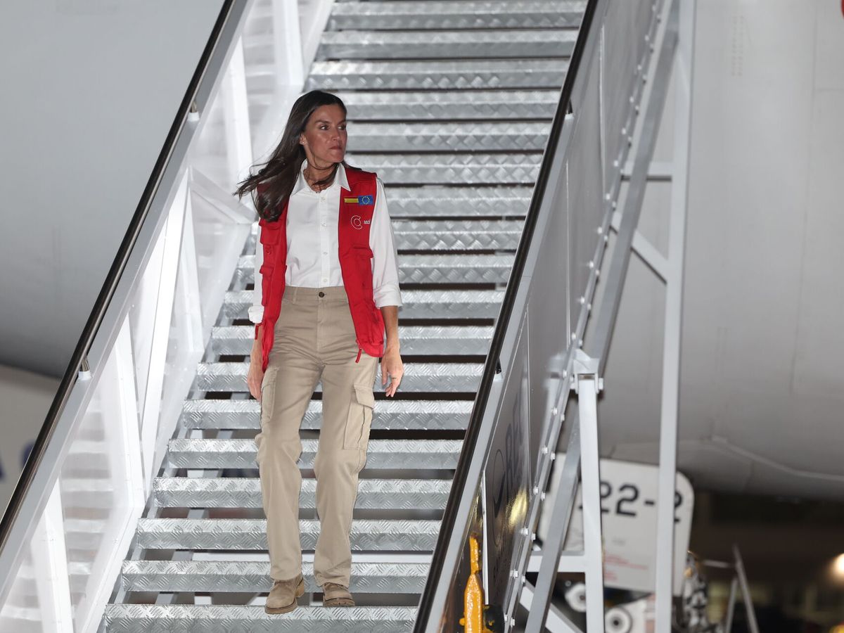 Foto: La reina Letizia llega a Colombia. (EFE/Villar López)