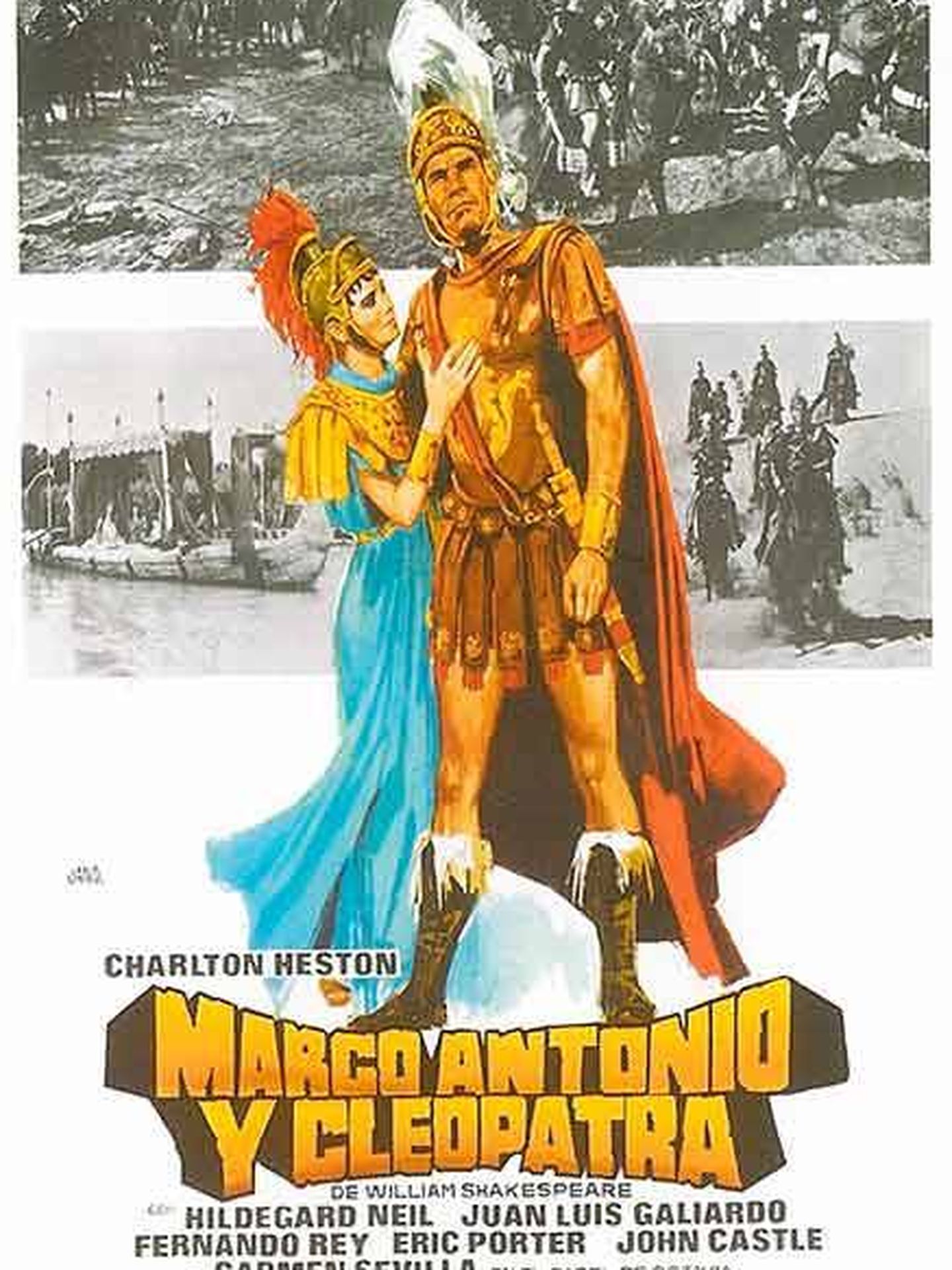 Cartel de 'Marco Antonio y Cleopatra'.
