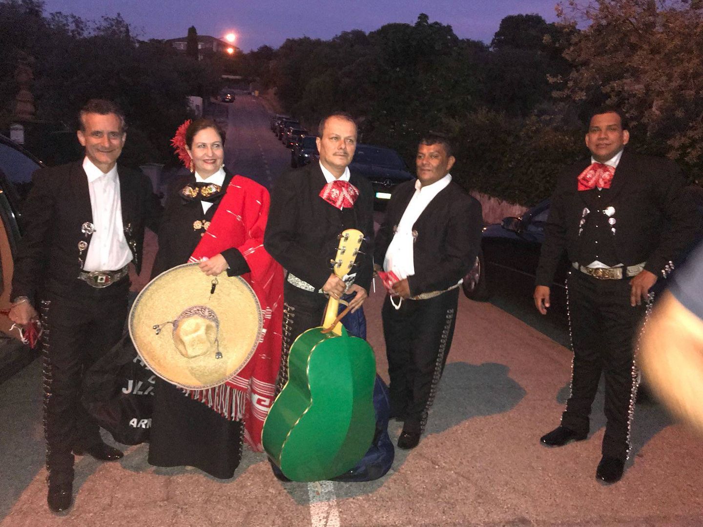 El grupo de mariachis que amenizó la boda de Juan Luis Cebrián. (Vanitatis)