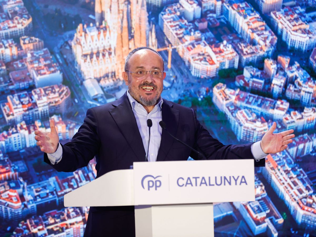 Foto: El candidato del PPC a las elecciones catalanas, Alejandro Fernández. (EFE/Toni Albir)