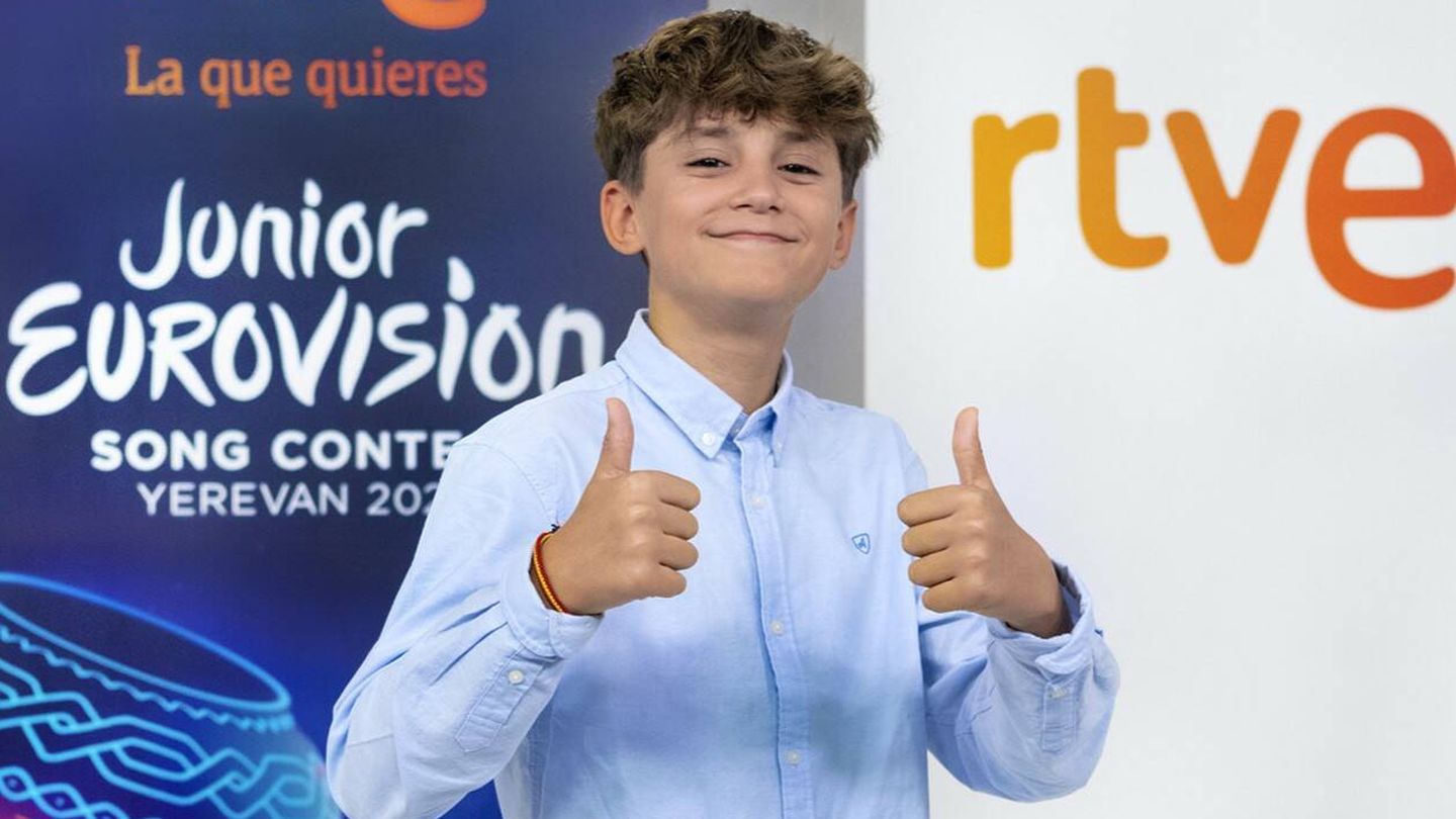 Carlos Higes, representante de España en Eurovisión Junior 2022. (RTVE)
