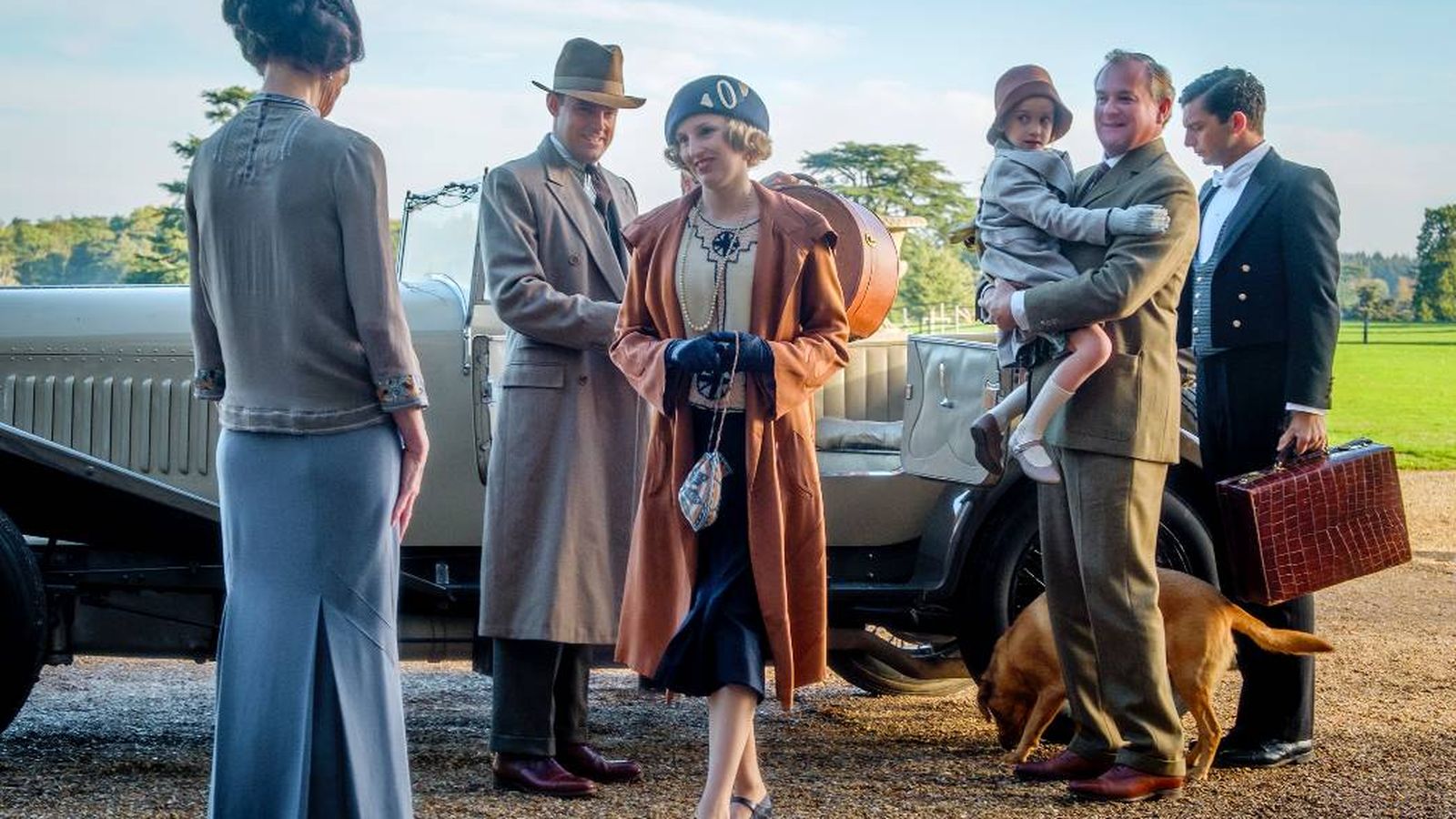 Foto: Una de las escenas de la película de 'Downton Abbey'. (Cortesía)