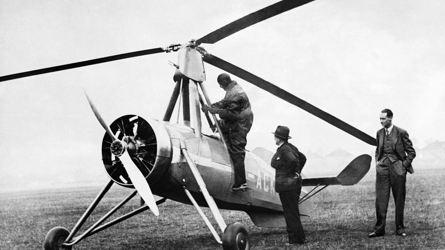 El autogiro de De la Cierva, precursor del helicóptero, en una imagen de archivo. (EFE)