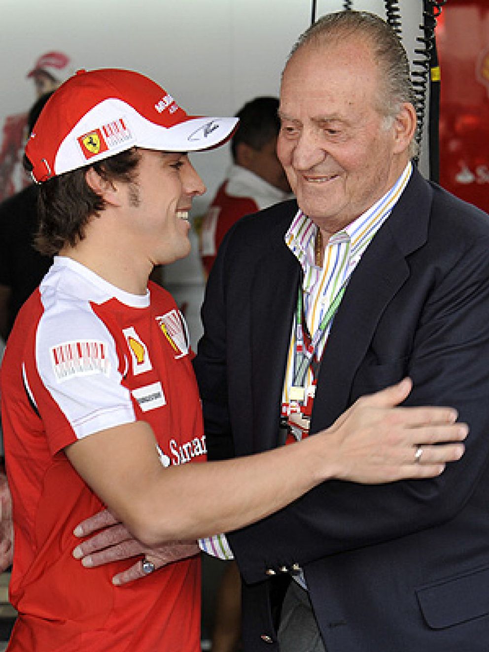 Foto: El Rey se 'salta' la baja laboral para ir a la Fórmula 1