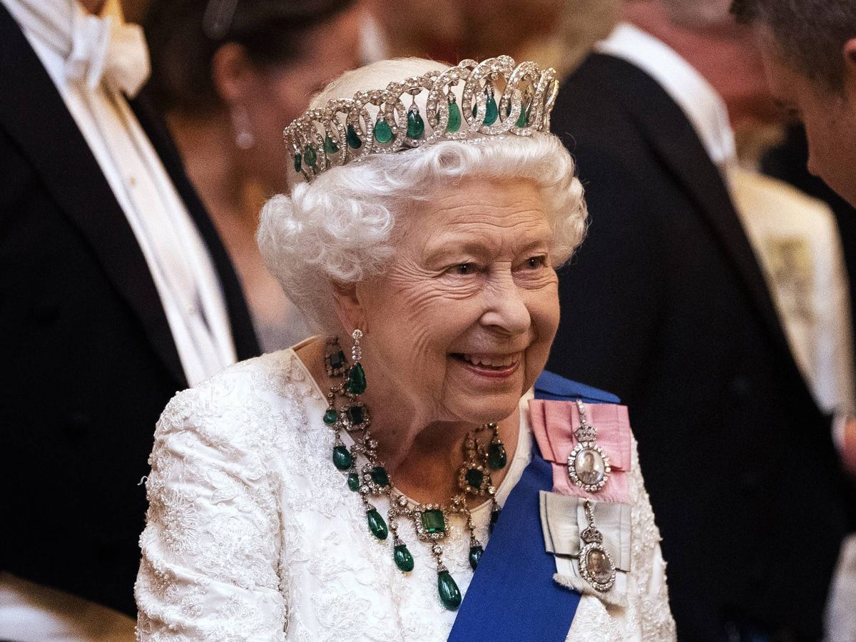 Foto: La reina Isabel en Buckingham. (CP)
