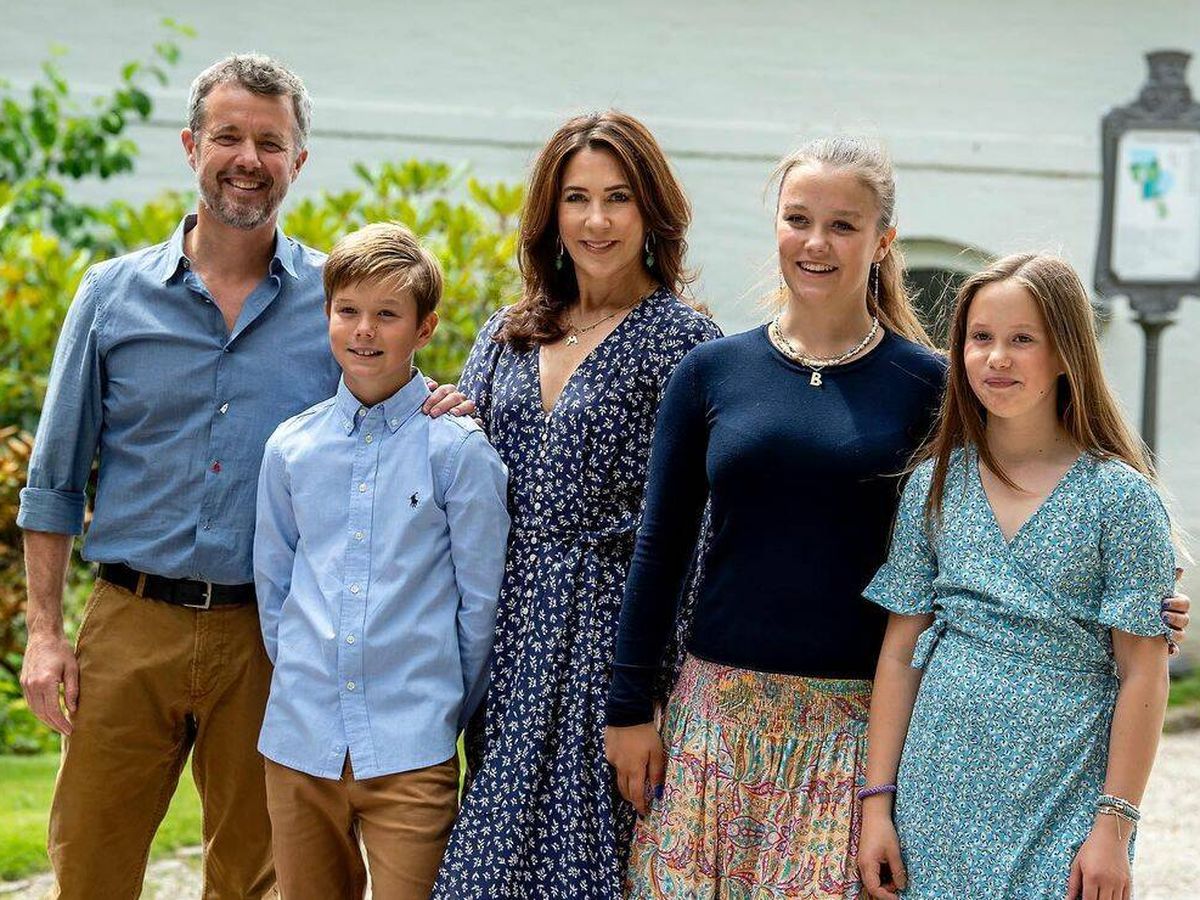 Foto: Los herederos daneses, de vacaciones en Dinamarca. (Instagram/@detdanskekongehus)