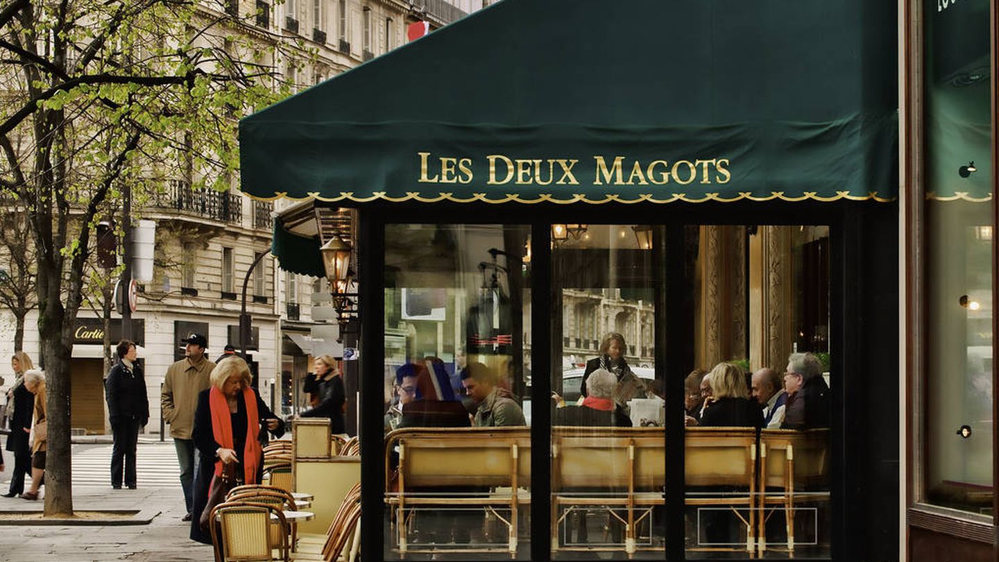 Cafetería Les Deux Magots, en París
