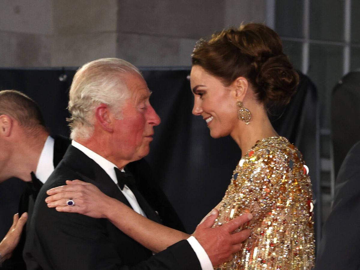 Foto: Kate Middleton y Carlos III, en una imagen de archivo. (Gtres)