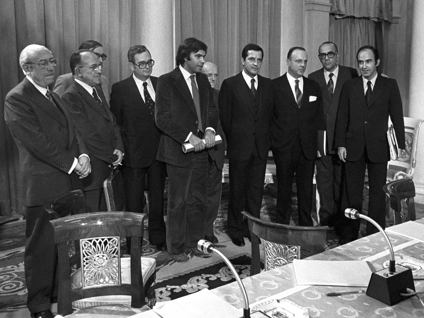 Reunión política en la cumbre durante los años de la Transición (EFE)