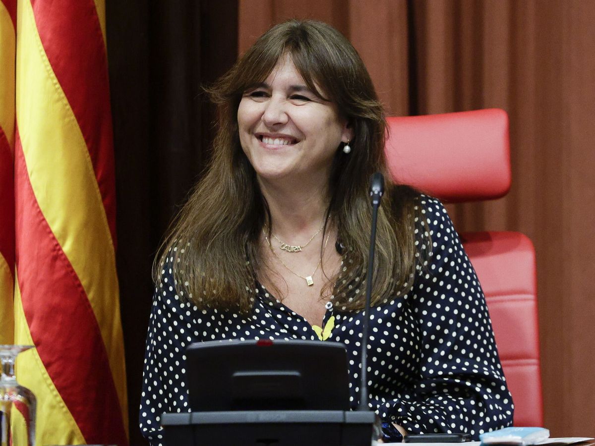 Foto: La presidenta del Parlament, Laura Borràs. (EFE/Quique García)