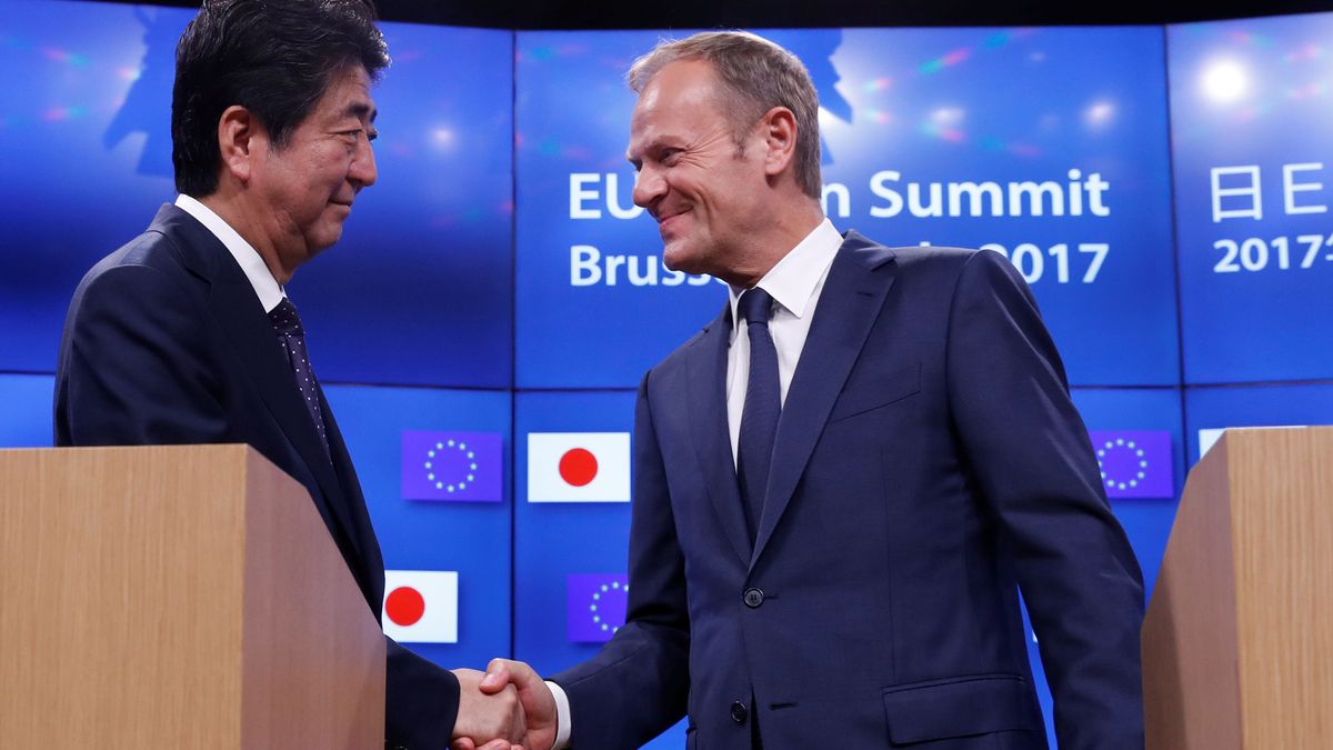 Recado a Trump: la UE y Japón pactan un acuerdo comercial horas antes del G20
