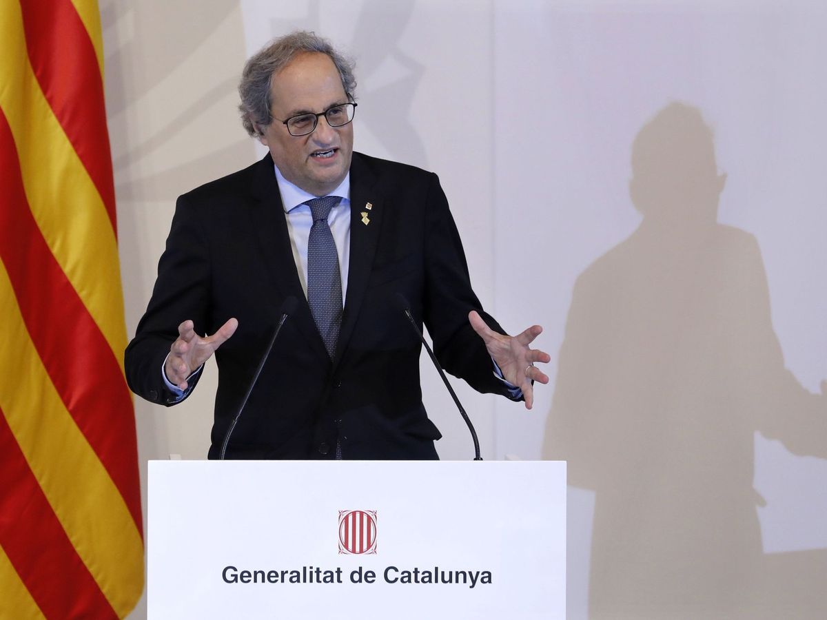 Foto: El expresidente de la Generalitat Quim Torra. (EFE)