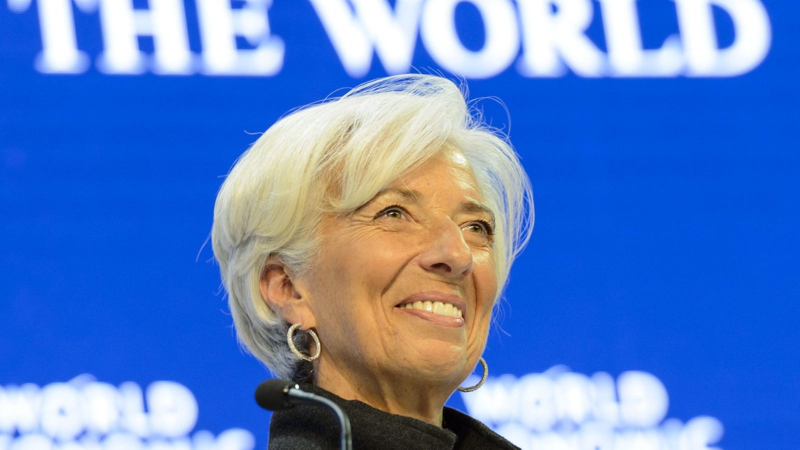 Foto: La directora gerente del FMI, Christine Lagarde, en el reciente Foro Económico de Davos. (EFE)