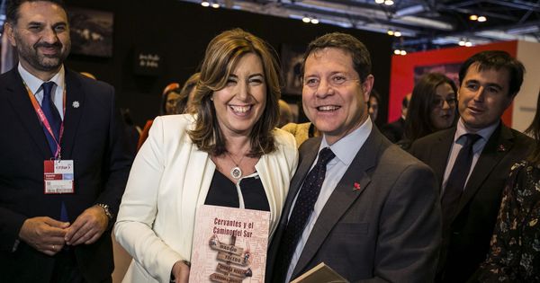 Foto: La presidenta de la Junta de Andalucía, Susana Díaz (i), y el presidente de la Junta de Castilla-La Mancha, Emiliano García-Page. (EFE)