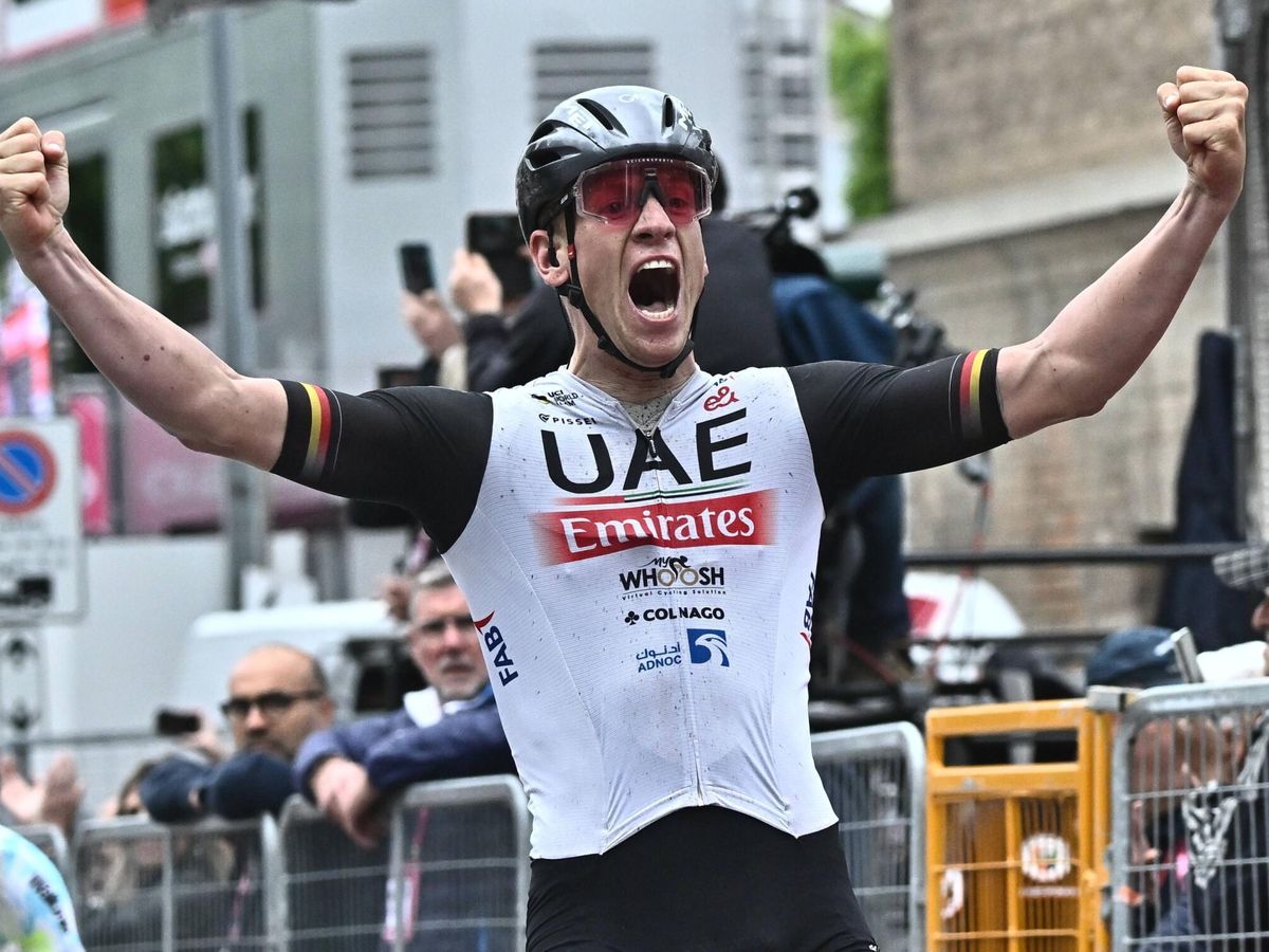 Foto: Pascal Ackermann fue el ganador de la undécima etapa del Giro. (EFE/Luca Zennaro)