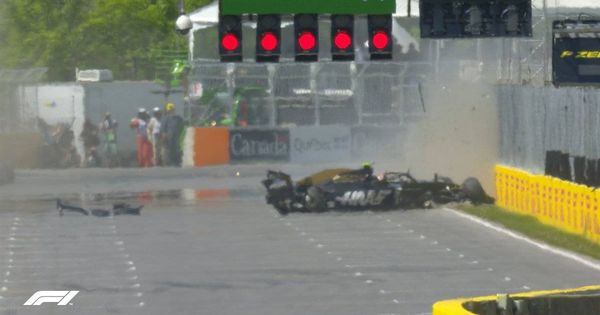 Foto: Así quedó el monoplaza de Kevin Magnussen tras el accidente el sábado en el GP de Canadá (Fórmula 1)