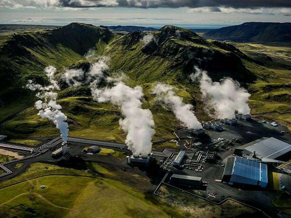 Foto: La planta en funcionamiento en Islandia. 