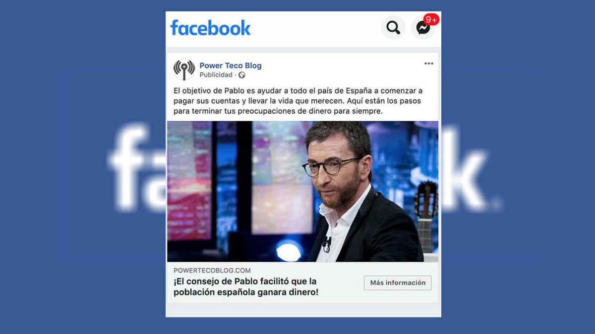 El timo de Facebook que sufrió Pablo Motos en El Hormiguero: ¿Qué es y cómo evitarlo?