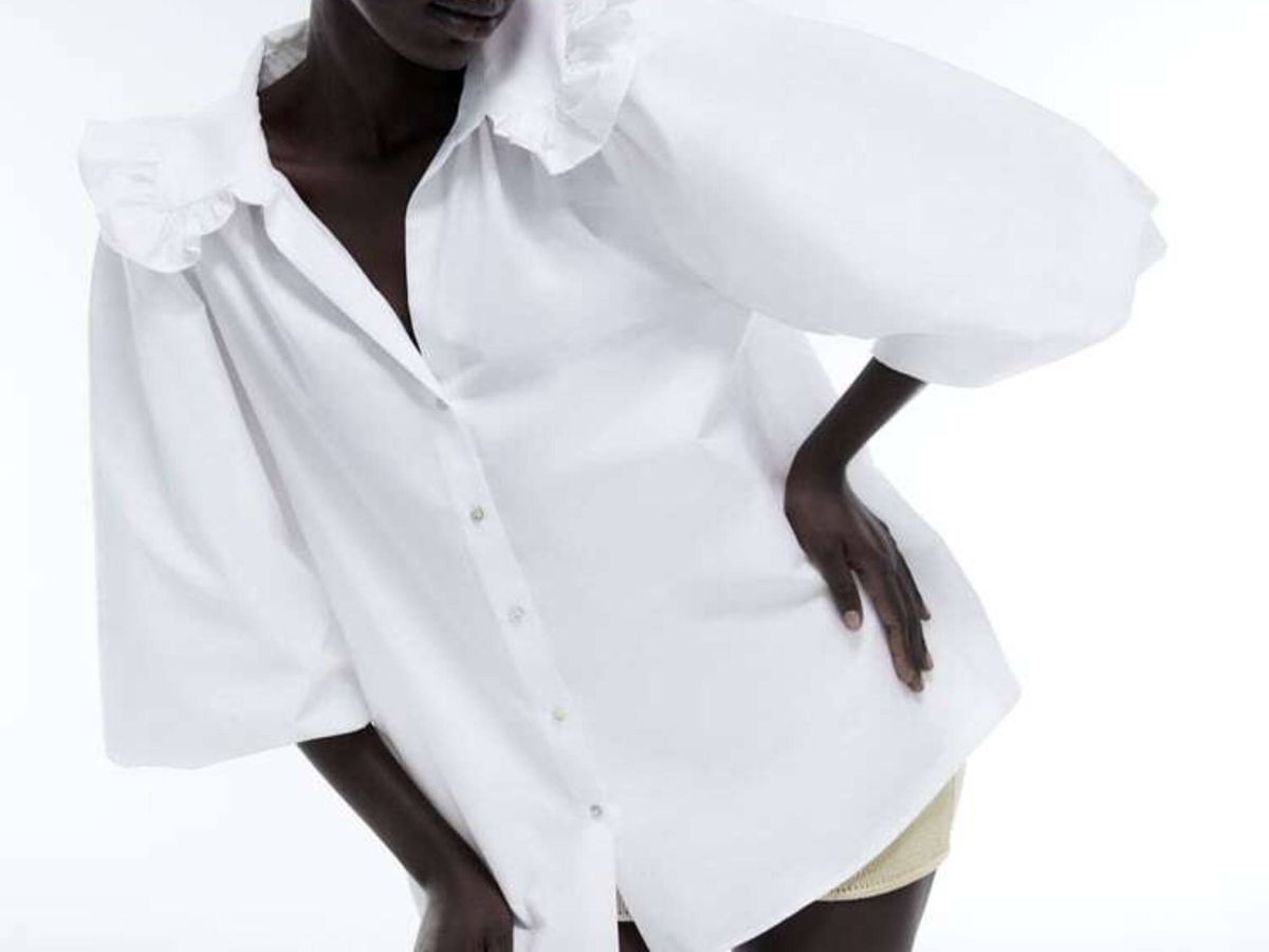 Foto: La camisa blanca de Zara. (Cortesía)