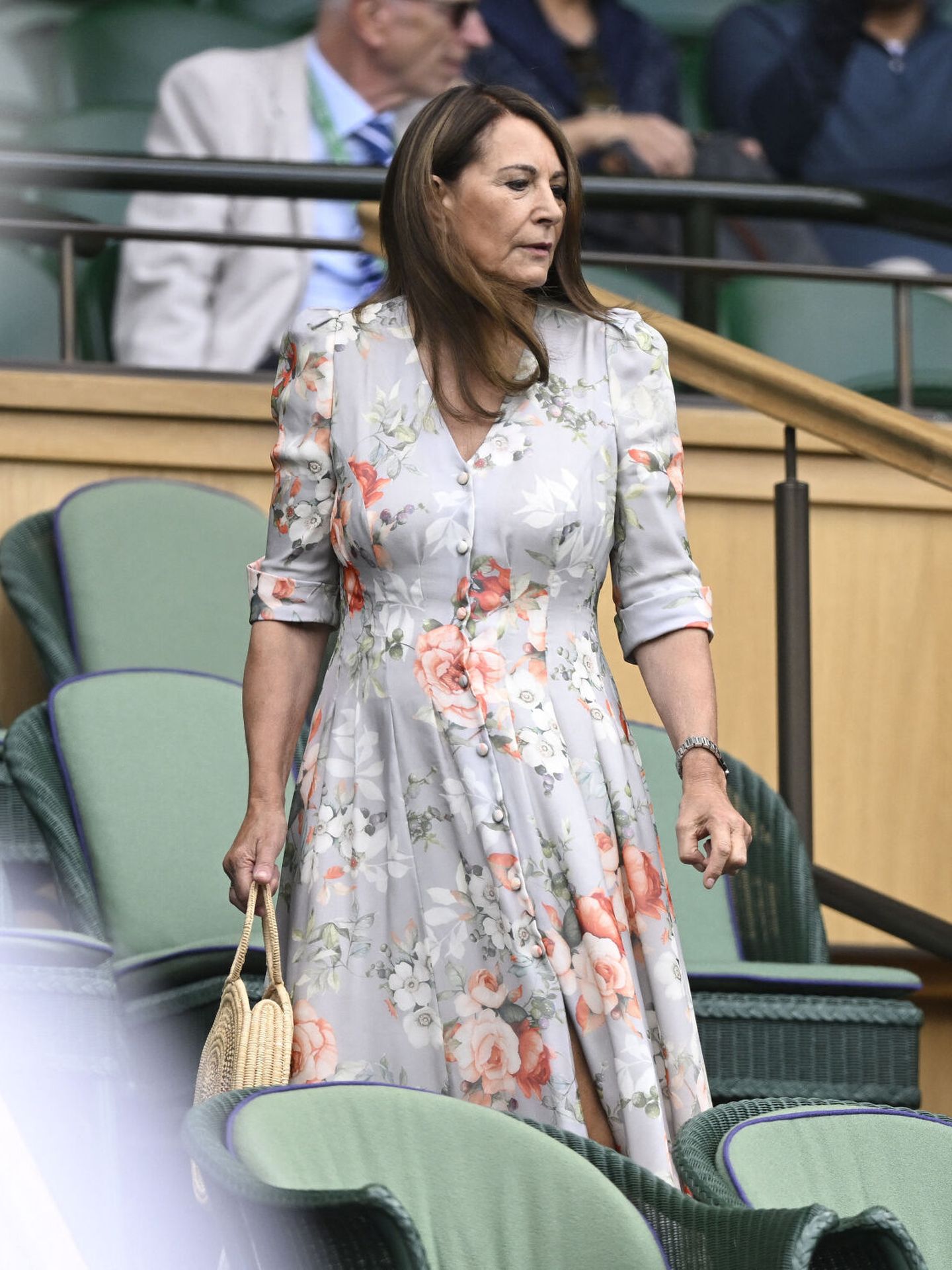 Carole Middleton durante un partido de Wimbledon.(Reuters/Toby Melville)