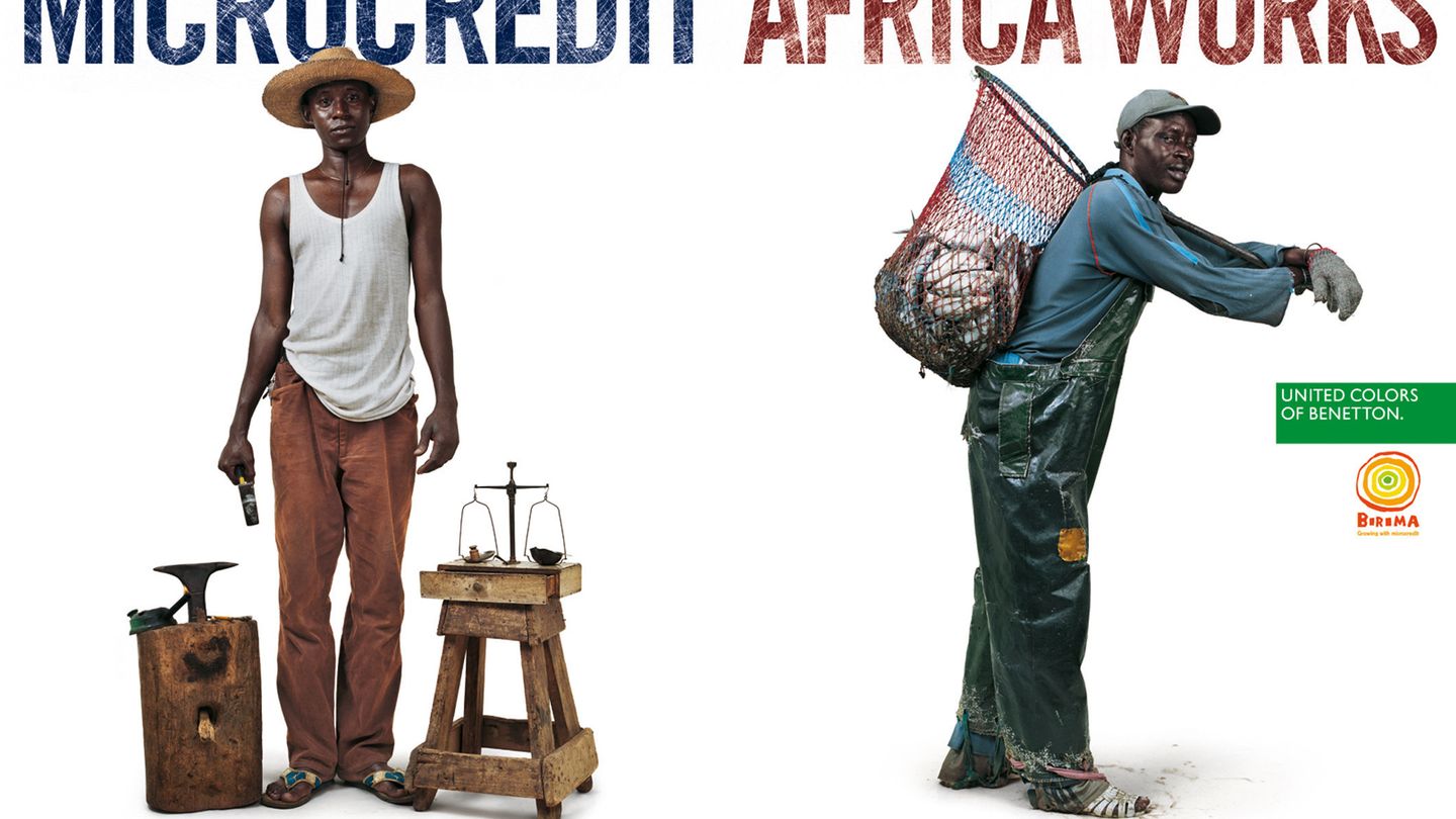 Campaña publicitaria a favor de los microcréditos