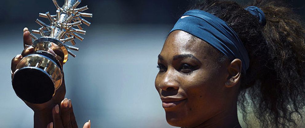 Foto: Serena Williams agranda su leyenda y vence a María Sharapova en el Mutua Madrid Open