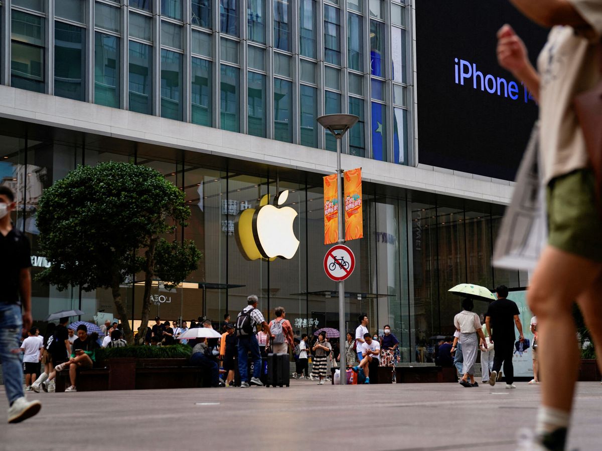 Foto: Tienda de Apple en Shanghai, China. (Reuters/Aly Song)