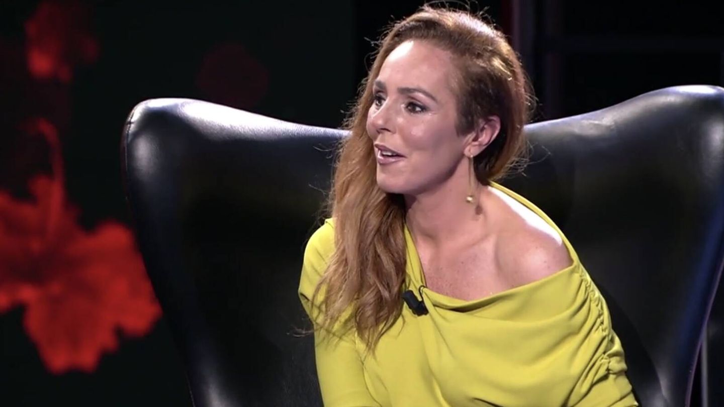 Rocío Carrasco, en el programa 'El último viaje de Rocío Jurado'. (Mediaset)