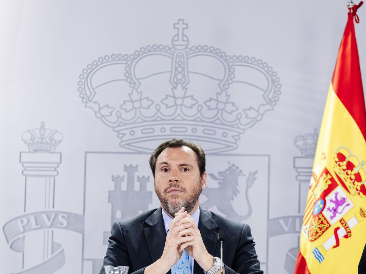Foto: El ministro de Transportes, Óscar Puente, en la Moncloa. (Carlos Luján / Europa Press) 