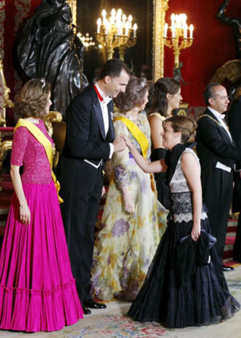 Foto: Cena de gala en el Palacio Real