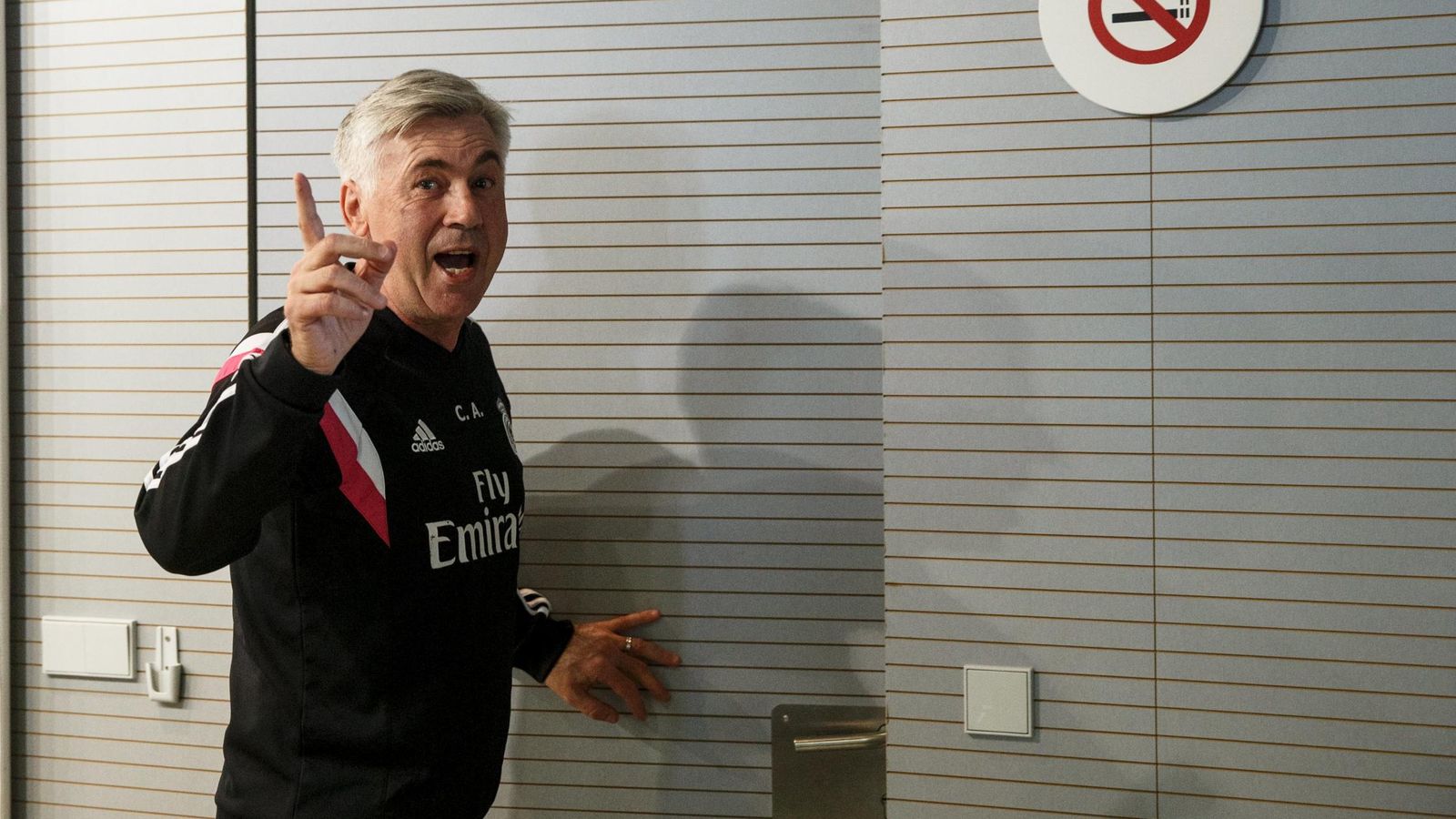 Foto: Carlo Ancelotti en su última rueda de prensa.