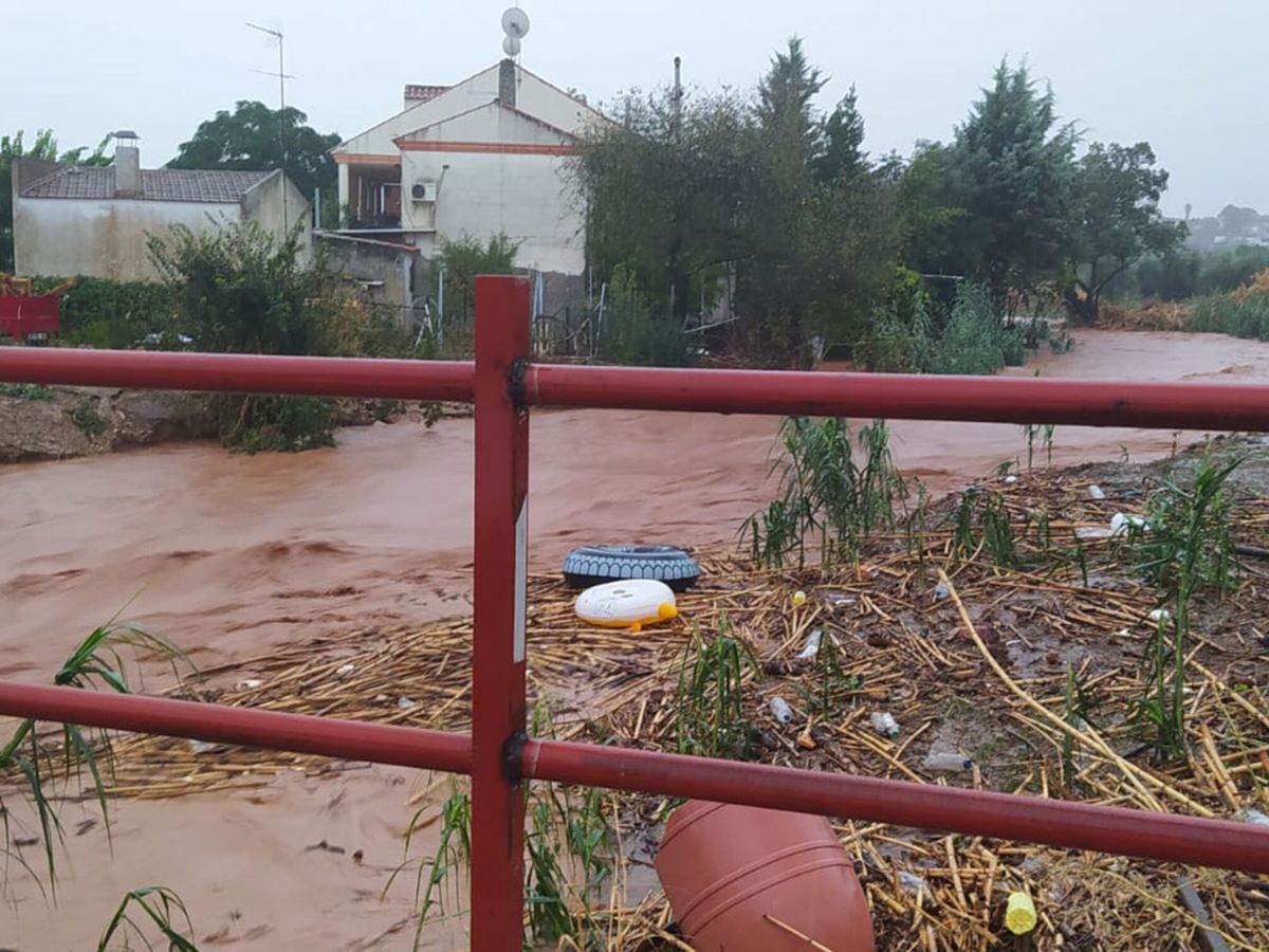 Foto: Inundaciones en Almendralejo. (EFE)