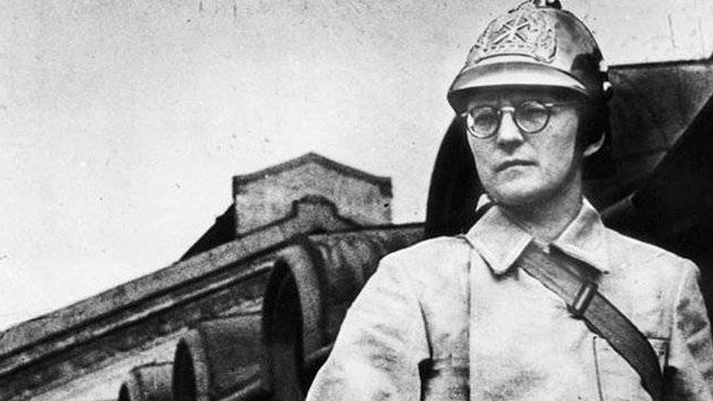 Shostakovich durante el Sitio de Leningrado.