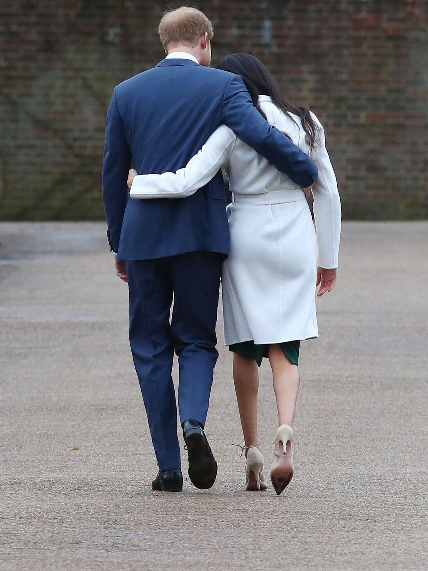Meghan Markle y el príncipe Harry, el día que anunciaron su compromiso. (EFE)